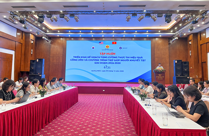 ACDC tham gia chương trình tập huấn thúc đẩy thực thi Quyền và chính sách đối với người khuyết tật giai đoạn 2026 - 2030